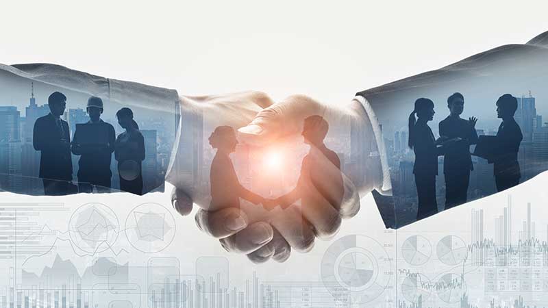 partnership handshake