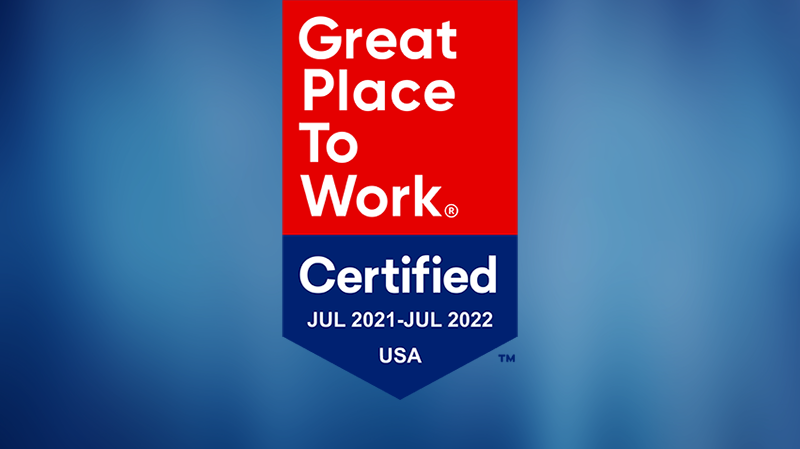 Great place to work badge