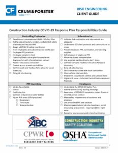 COVID-19 Construction Industry Response Planning Guide icon