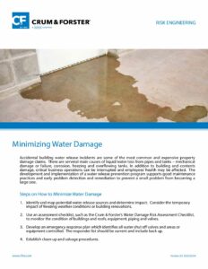 Minimizing Water Damage icon