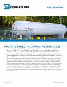 Odorant & Propane Tank Manufacturer Safety Instructions icon