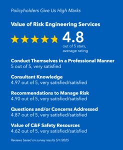 Value of Risk Engineering Services - overall 4.8 out of 5 stars